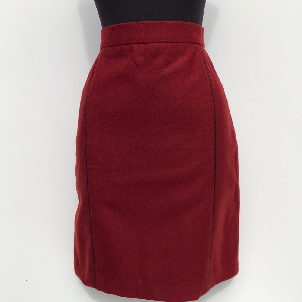 Wool Mini Skirt